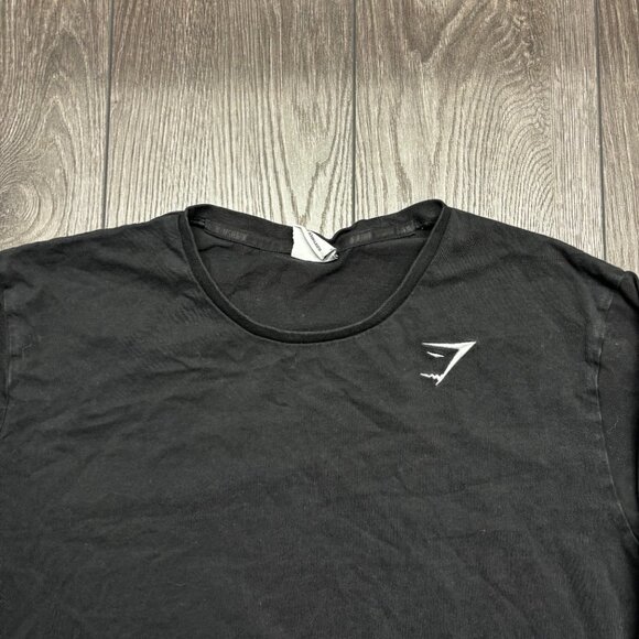 GymShark Black Athletic Long Sleeve Shirt XL Extra Large - Picture 2 of 9